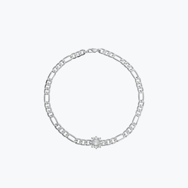 Shining Sun Necklace | Silver