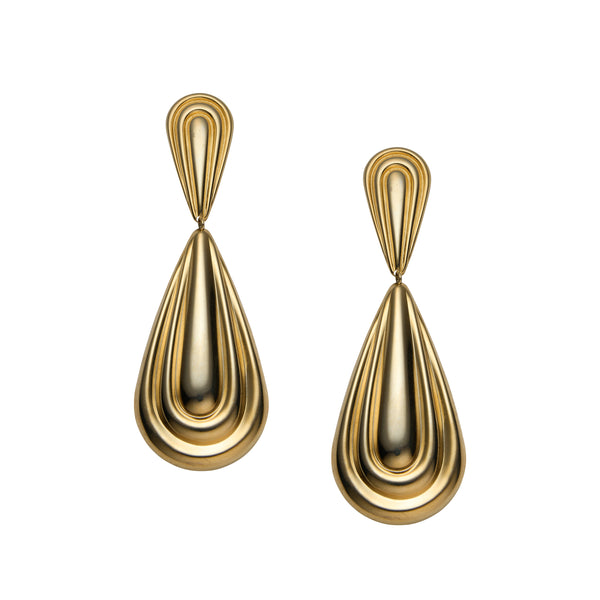 Mercer Earrings L | Gold