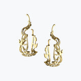 Nar Hoop Earrings L | Silver