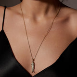 My Lucky Fish Necklace M | Gold