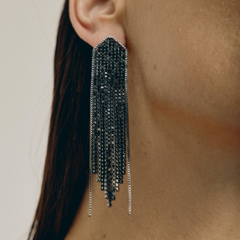 Brony Earrings | Black