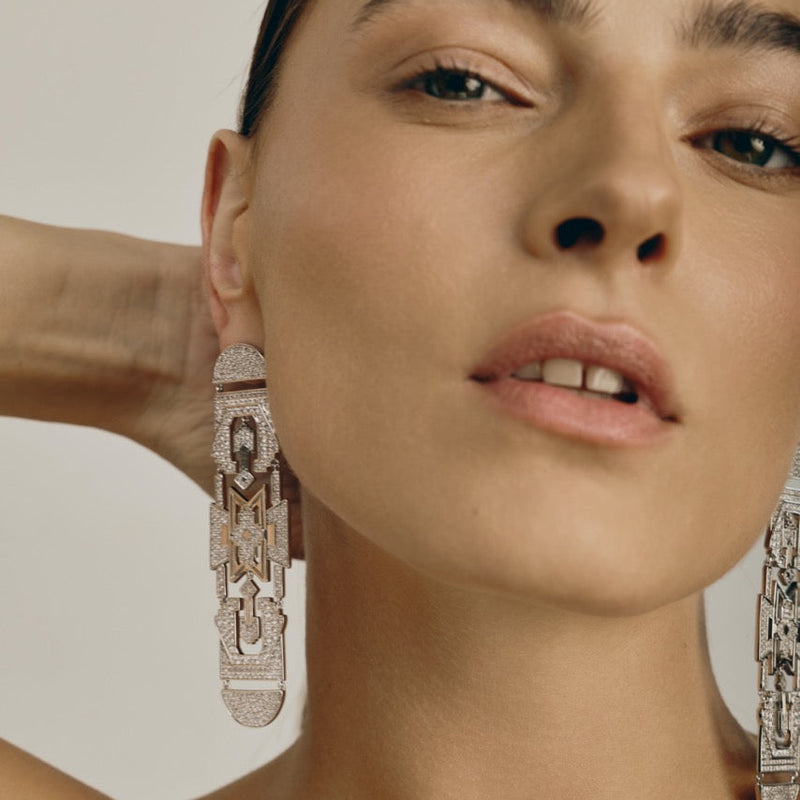 Bond Earrings | Silver