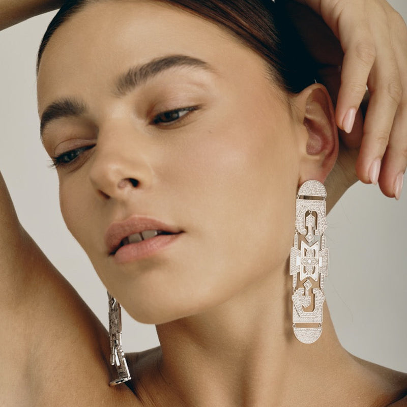 Bond Earrings | Silver