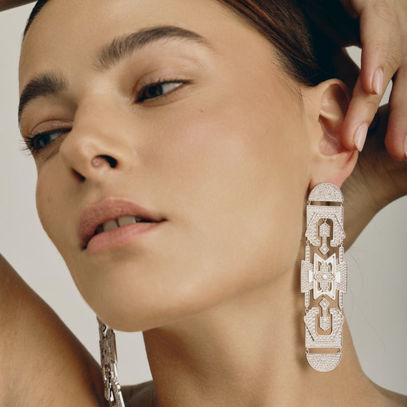 Bond Earrings | Silver