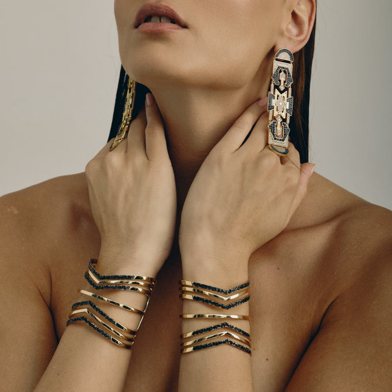 Wonder Bracelet | Black - Gold