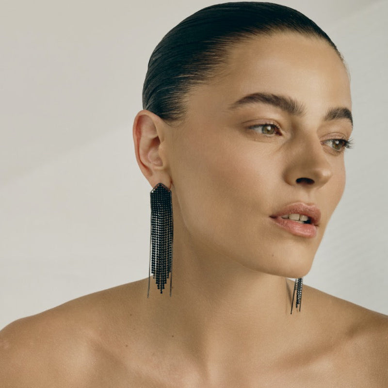 Brony Earrings | Black