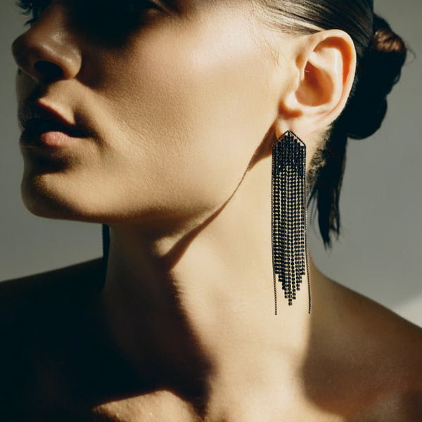 Brony Earrings | Black