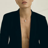 Stella Drop Necklace | Silver