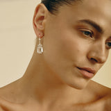 Chelsea Earrings Crystal | Silver