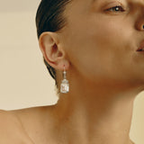 Chelsea Earrings Crystal | Silver