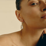 Chelsea Earrings Crystal | Silver