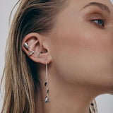 Wild Rose Ear Cuff | Silver