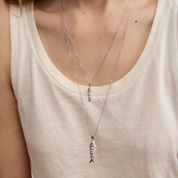 My Lucky Fish Necklace S | Silver