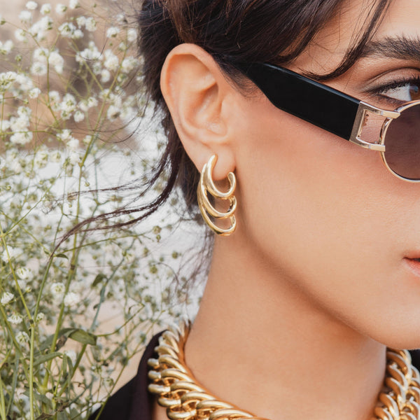 Hawaii Earrings | Gold