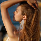 Melody earrings L | Gold