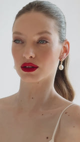 Aleli Pearl Earrings | Gold