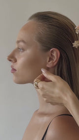 Sun Flare Ear Cuff | SIlver