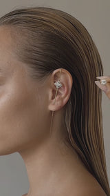 Zinnia Ear Cuff S | Gold