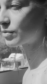 Lotus Heart Earrings | Silver