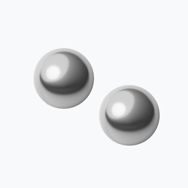 Sphere Earrings | Silver