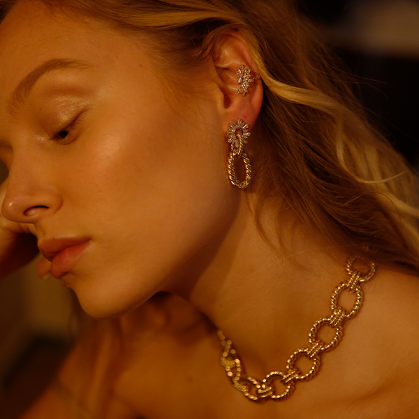 Rope Necklace | Gold