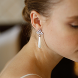 Topaz Earrings S | Silver