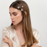 Rose Hair Studs