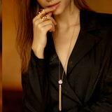 Shining Sun Long Necklace