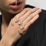 Big Crystal Drop Claw | Silver