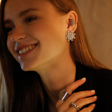 Snow Earrings | Gold