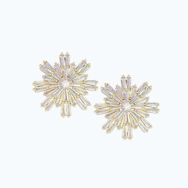 Snow Earrings | Gold