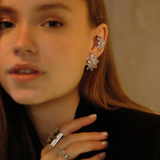 Snow Earrings | Gold