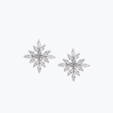 Crystal Cascading Earrings S | Gold
