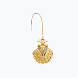 Gold Lioness Earring