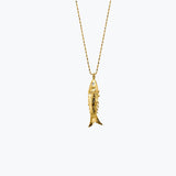 Pisces Necklace L | Gold