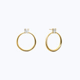 Manhattan Hoop Earrings | Gold