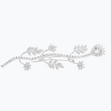 Wildflower crystal Pin