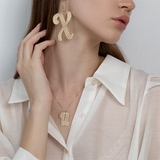 Queen A to Z Earring | L