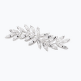 Crystal Leaf Brooch