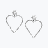 Amor Earrings L | Silver