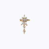 Mini Margarite Ear cuff | Silver