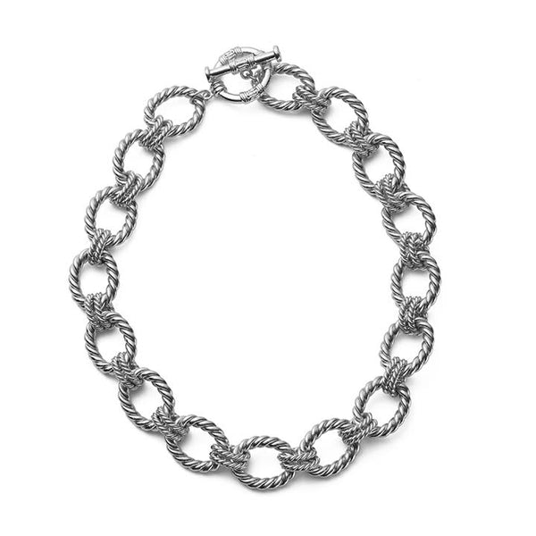 Rope Necklace | Silver